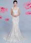 Preview: Trompetenkleid aus glitzerndem Tüll mit Illusion-Sabrina-Ausschnitt Ivory I Ivory/Nudé